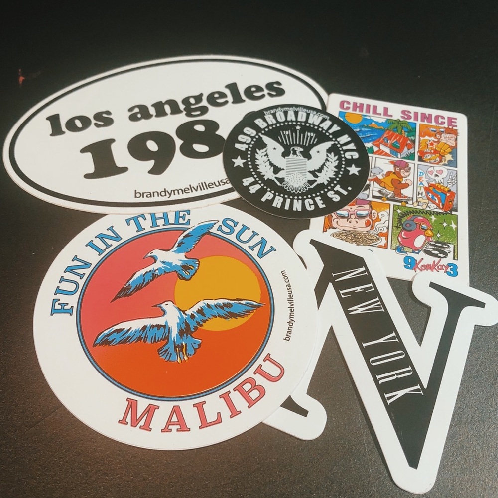 RARE BRANDY MELVILLE STICKERS